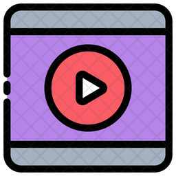 Movie Icon Of Colored Outline Style Available In Svg Png Eps Ai Icon Fonts