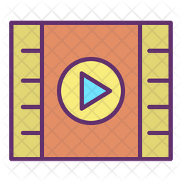 Movie Icon Of Colored Outline Style Available In Svg Png Eps Ai Icon Fonts