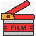 Movie Director Clapperboard Icon
