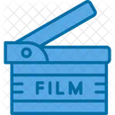 Movie Director Clapperboard Icon