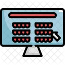 Online Booking Seat Icon