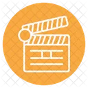 Movie Clapper Clapperboard Movie Icon