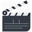 영화 클래퍼 오픈 번호 매기기용 클래퍼보드 시네마 클래퍼보드 아이콘