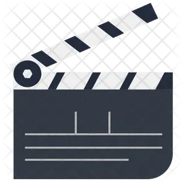 Movie Clapper Open  Icon