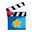 Movie Clapper Movie Clapperboard Film Clapper Icône