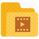 Movie Folder Data Icon
