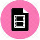 Movie File Streamline Kameleon Icon