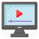 Movie Video Watching Icon