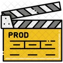 Movie Making Film Clapboard Film Making Icon