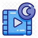 Movie Night Friends Fun Icon