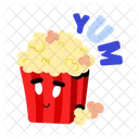 Movie Popcorn Film Popcorn Cinema Popcorn Icon