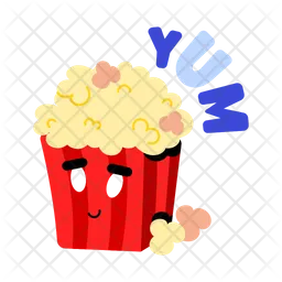 Movie Popcorn  Icon