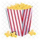 Cinema Snack Cinema Food Movie Popcorn Icône