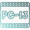 Movie rating pg-  Icon