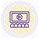Movie screen  Icon