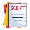 Film Script Movie Script Script Papers Icon