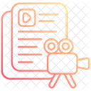 Movie Script Icon