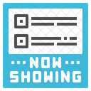 영화 티켓 광고지 아이콘