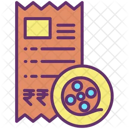 Movie Ticket  Icon