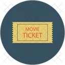 Movie Ticket Label Icon