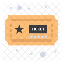 Movie Ticket  Icon