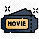 Movie Ticket Theatre Entertainment Icon