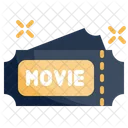 Movie Ticket Theatre Entertainment Icon