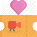 Movie Ticket Film February Icon