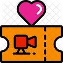 Movie Ticket Film February Icon