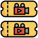 Movie Ticket Access Entertainment Icon