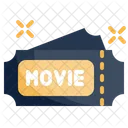 Movie Ticket Theatre Entertainment Icon