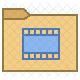 Movies Folder Icon Of Colored Outline Style Available In Svg Png Eps Ai Icon Fonts