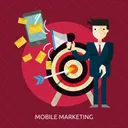 Movil Marketing Negocios Icono