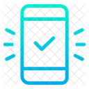 Dispositivo Verificado Dispositivo De Desbloqueo Movil Icono