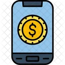 Movil Moneda Dolar Icono