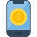 Movil Moneda Dolar Icono