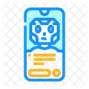 Movil Chat Robot Icono