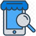 Compras Comercio Electronico Movil Icono
