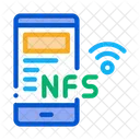 Telefono Inteligente Nfc Tecnologia Icono