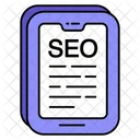 SEO Movil SEO Marketing Icono