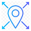 Movilidad Mapas Ubicacion Icono