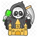 Anjo Da Morte Fantasma Halloween Ícone