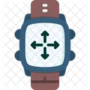 Movimiento Reloj Inteligente Rastreador De Actividad Icon