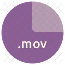 Mov Archivo Formato Icono