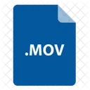 Mov Archivo Formato Icono