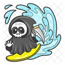 Angel De La Muerte Fantasma Halloween Icono