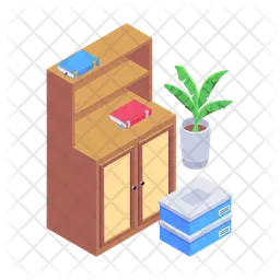 Moving Bookcase  Icon