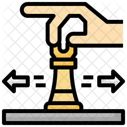 Moving Chess Peace  Icon