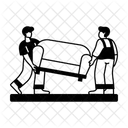 Moving Furniture Sofa Interior Icon