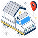 Moving Home House Home Icon